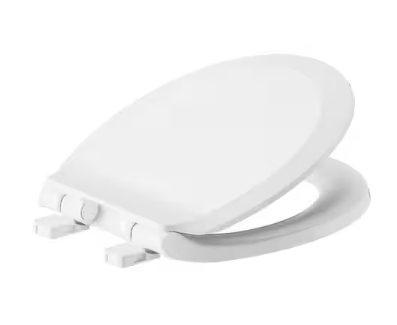 American Standard Cadet Round Antimicrobial Soft Close Toilet Seat in White