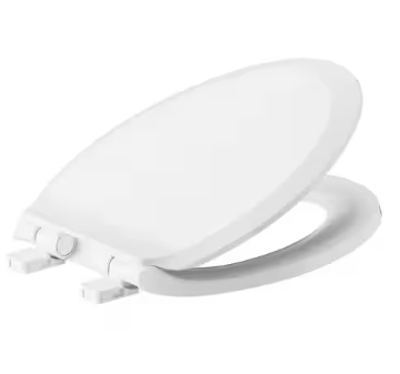 American Standard Cadet Elongated Antimicrobial Soft Close Toilet Seat in White