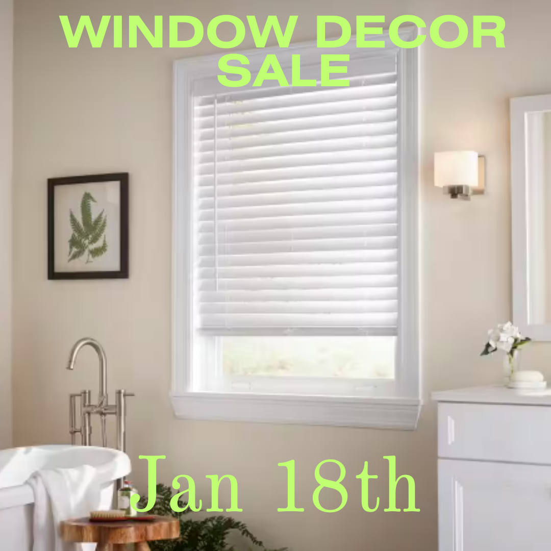Saturday Jan 18th SALE!