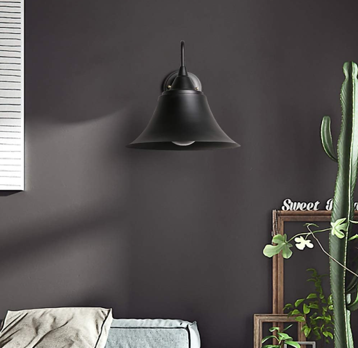 Matte Black Sconces (set of 2) Plug-in or Direct Wire