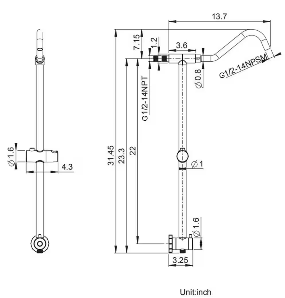 5-Spray Patterns with 2.5 GPM 10 in. Wall Mounted Hand Shower Dual Shower Heads in Brushed Nickel