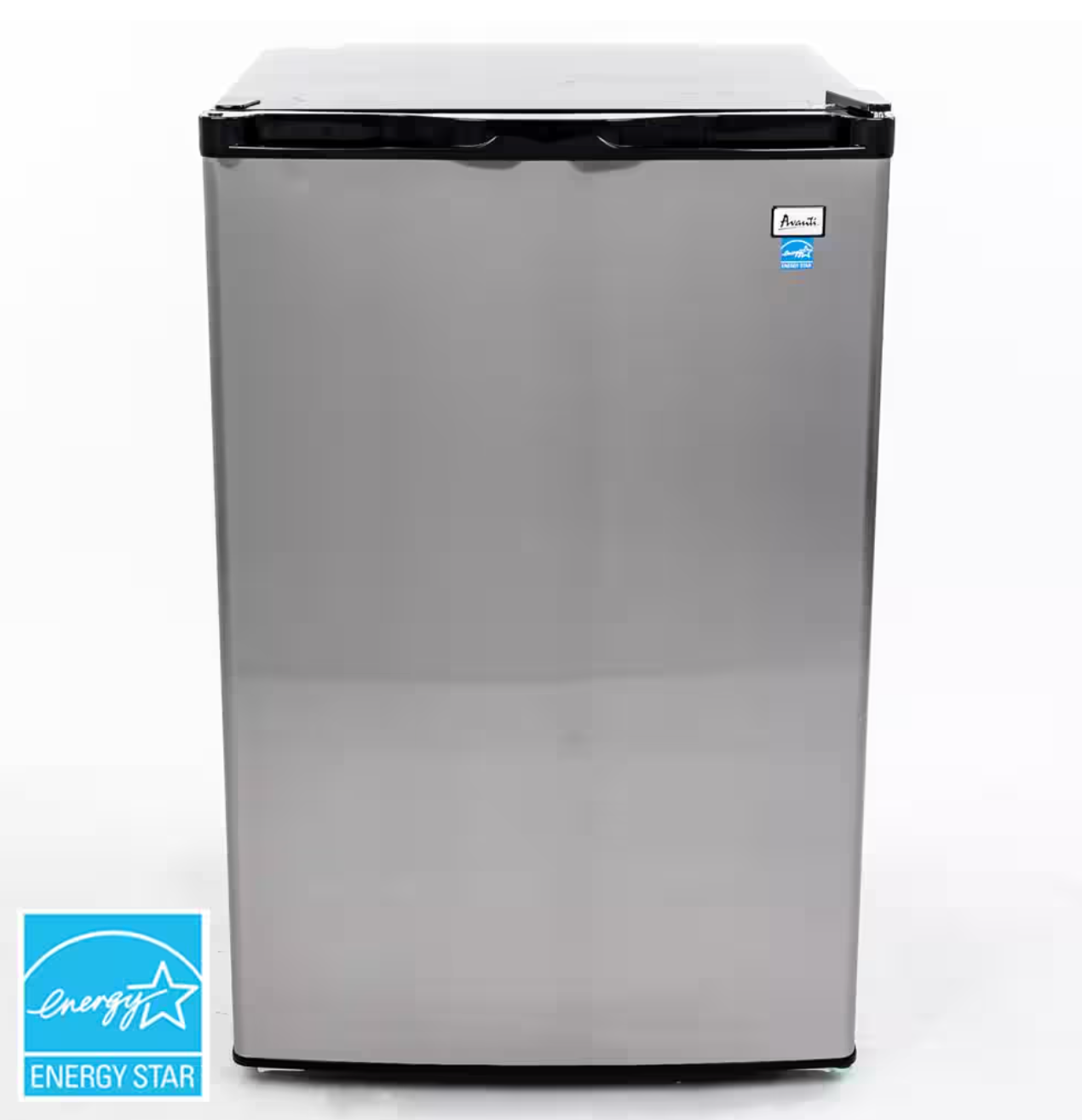 Avanti - 4.5 cu. ft. Mini Fridge with Freezer in Stainless Steel