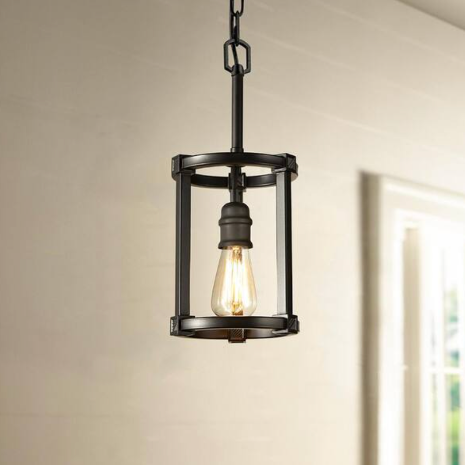 Romaro Row 1-Light Aged Bronze Pendant (Home Decorators Collection)