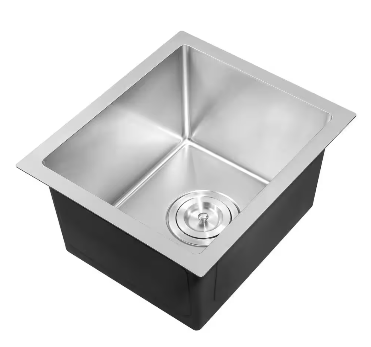 Nano Handmade Stainless Steel 13 in. Single Bowl Undermount Kitchen Sink with Strainer