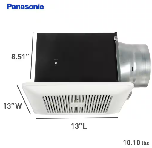 WhisperGreen Select Pick-A-Flow 110/130 or 150 CFM Quiet Exhaust Fan Flex-Z Fast Install bracket + 6 in. Duct Adapter