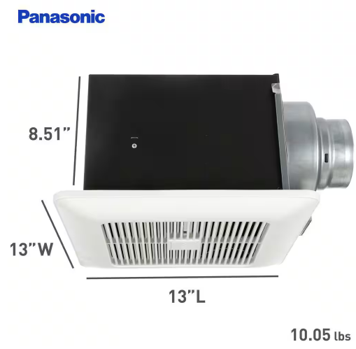 WhisperGreen Select Pick-A-Flow 50/80 or 110 CFM Exhaust Fan w/multispeed Flex-Z Fast bracket 4 or 6 in. Duct Adapter