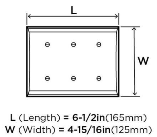 Bronze 3-Gang 3-Toggle Wall Plate (1-Pack)