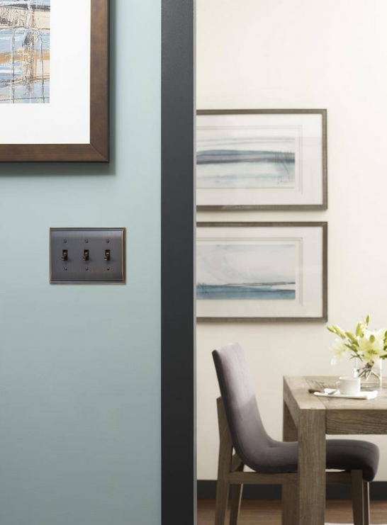 Bronze 3-Gang 3-Toggle Wall Plate (1-Pack)