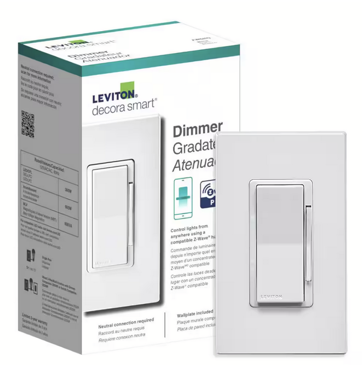 Decora Smart Z-Wave 800 Series Dimmer ZW6HD-1RW