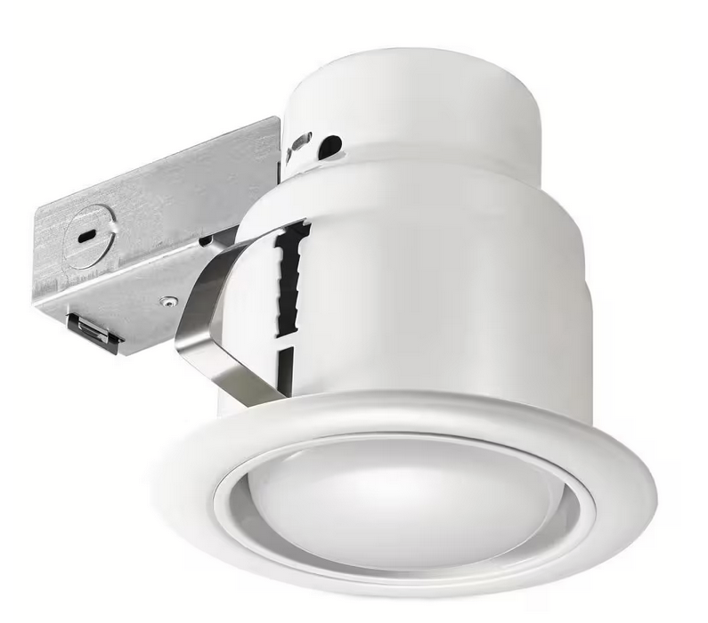 Slimline Integrated LED 6 in Round Canless Recessed Light for Kitchen Bathroom Livingroom, White Soft White