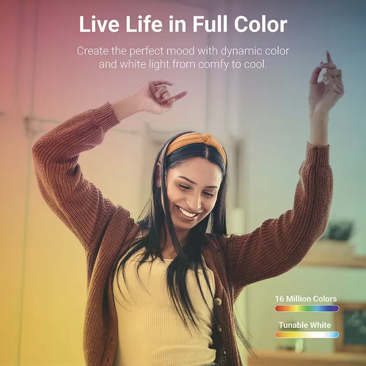 Color and Tunable White 65W Equivalent 5/6 inch Integrated LED Dimmable Smart Wi-Fi Wiz Connected Remodel Downlight Kit