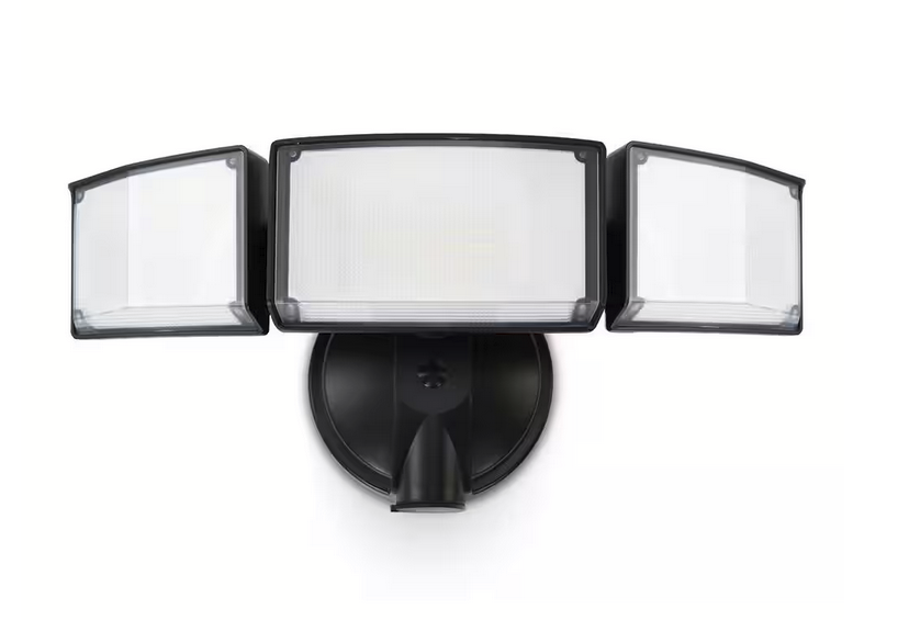 287 Watt Equivalent 5200 Lumen 180 Degree Black Switch Controlled Integrated LED Flood Light