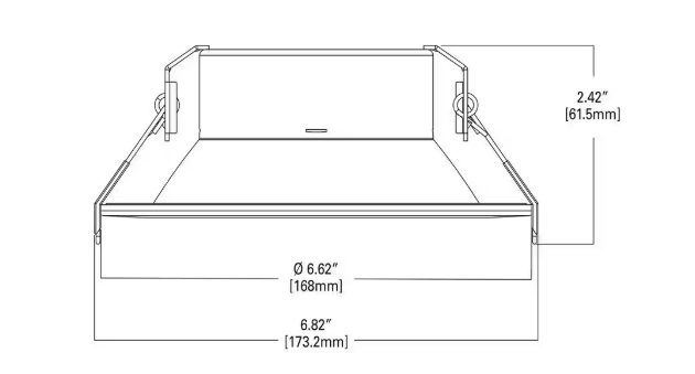 HALO- LCR6 6 in. Selectable CCT Round Canless Integrated LED White Recessed Light Retrofit Module Trim, 2100 Lumens 5