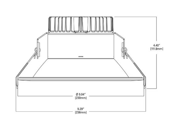 HALO- LCR8 8 in. Soft White Selectable CCT Integrated LED Recessed Light with Round Surface Mount White Trim Retrofit Module