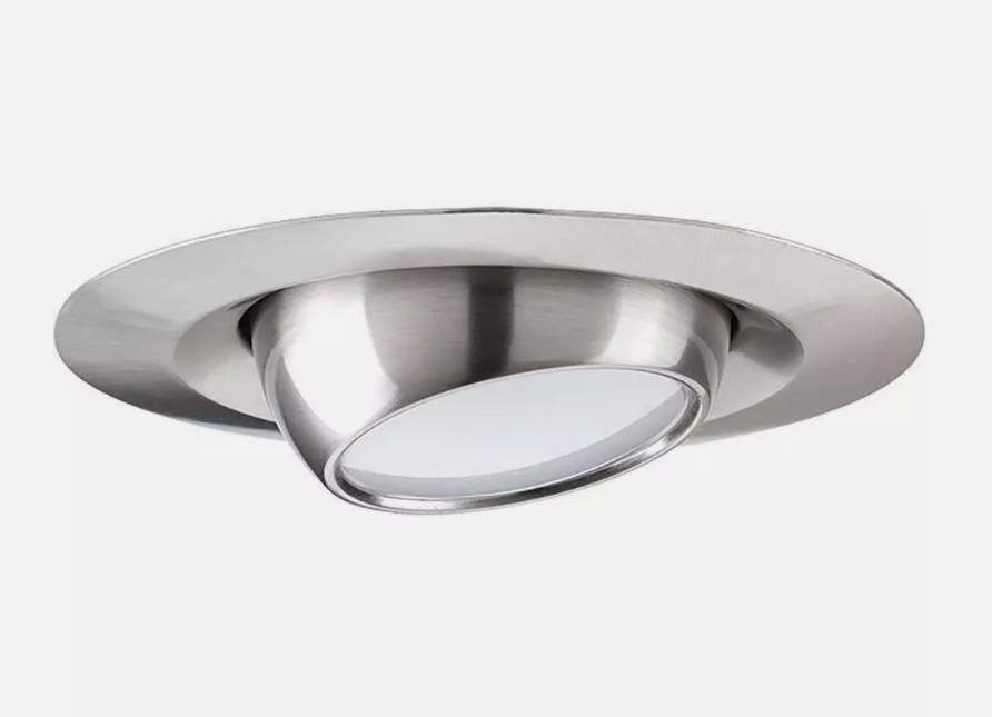 Progress Lighting- 4 in. Brushed Nickel Integrated LED Recessed Trim P8046-09-30K