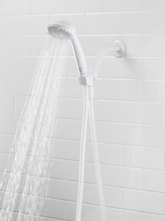 Glacier Bay - 3-Spray Wall Mount Handheld Shower Head 1.8 GPM in White