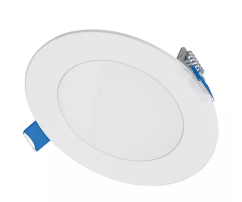 HALO- HLBSL4 4 in. Adjustable CCT Canless IC Rated Dimmable Indoor Integrated LED Recessed Light Kit (4-Pack)