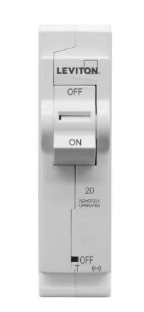 1-Pole 20 Amp, 120-Volt 2nd Gen Wi-Fi Smart Branch Circuit Breaker, Standard, 10kA Interrupt Rating, Thermal Magnetic