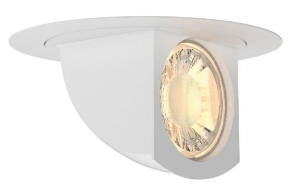 5 in. /6 in. Integrated LED White Retrofit Recessed Light Trim Dimmable Directional Downlight Selectable CCT