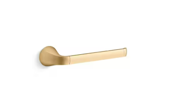 Kholer- Cursiva Towel Ring in Vibrant Brushed Moderne Brass