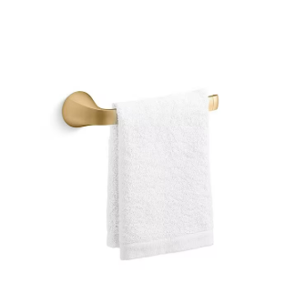 Kholer- Cursiva Towel Ring in Vibrant Brushed Moderne Brass