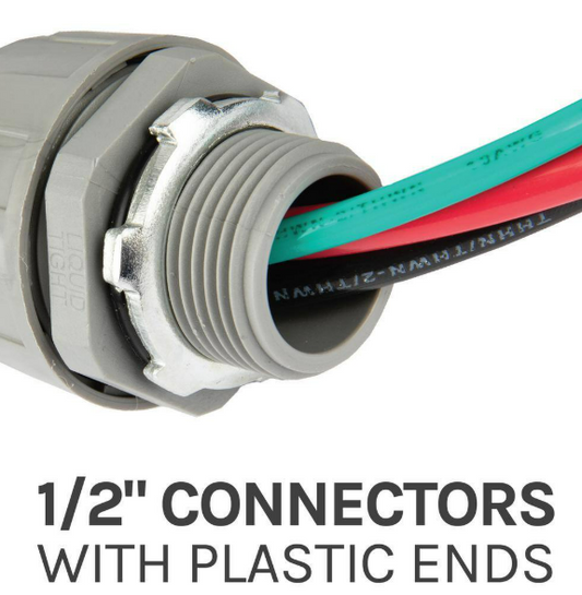 1/2 in. x 4 ft. 10/3 Non-Metallic Flexible PVC Conduit A/C Whip Cable