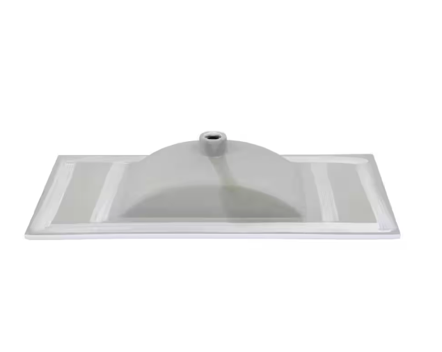 Swiss Madison 36 in. W x 5.5 in. D Ceramic Vanity Top in Glossy White 3-Holes SM-VT336-3