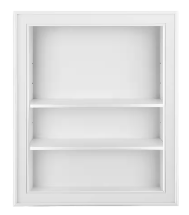 Home Decorators Collection Gazette 18-1/2 in. W Wall Shelf in White GAWW1924