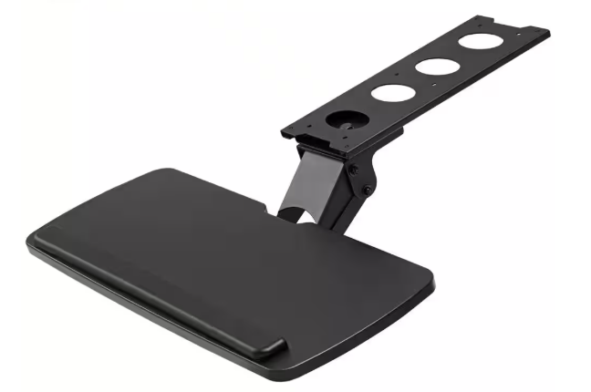 SKYSHALO Keyboard Tray under Desk Adjustable Height, Height and Angle Adjustable Keyboard Tray Slide Out, Large 25 x 9. 8 in. JPBMDF0000000AC01V0-1018
