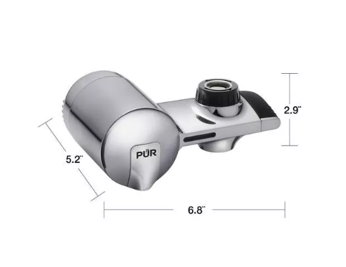 PUR Filtration PLUS Faucet Horizontal Mount Water Filtration System Chrome PFM400H: Best Sink Filter, Lead & Mercury Removal, Easy Install