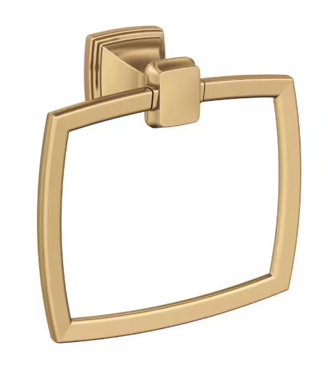 Amerock- Revitalize 6-13/16 in. (173 mm) L Towel Ring in Champagne Bronze