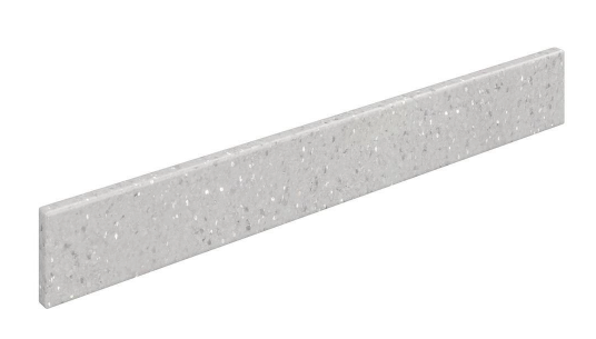 J COLLECTION 31 in. Cultured Marble Backsplash in Silver Stream 46195