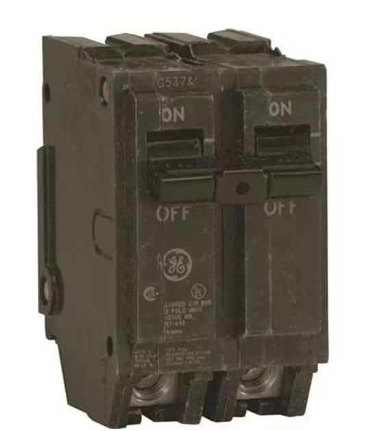 GE 125-Space Amp 2 in. Double-Pole Circuit Breaker
