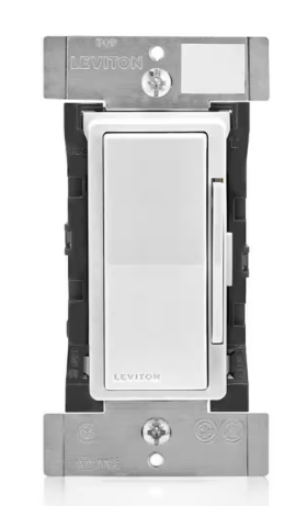 Leviton Decora Digital Dimmer Switch for Magnetic Low Voltage, Dimmable LED, Halogen and Incandescent Bulbs - White DDM06-1LZ DDM06-1LZ