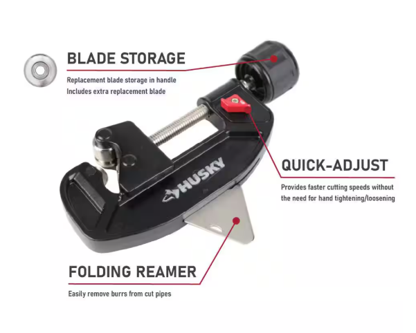Husky 2-1/8 in. Quick-Release Tubing Cutter