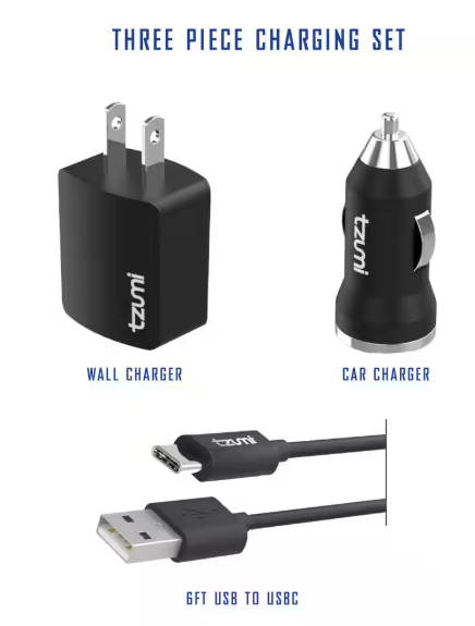TzumiUSB-C Auto Home ChargePak