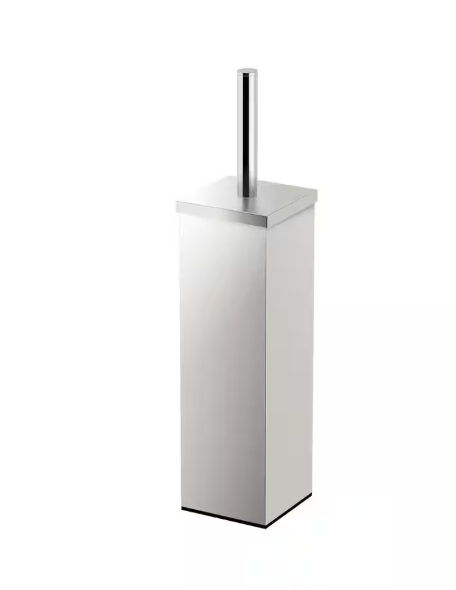 Gatco Square 3.13 in. W Toilet Brush Holder in Satin Nickel 1489