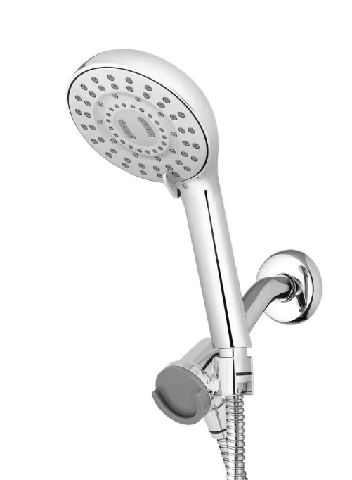 Waterpik 8-Spray Wall Mount Magnet Assist Multi Height Handheld Shower Head 1.8 GPM in Chrome QMR-863ME