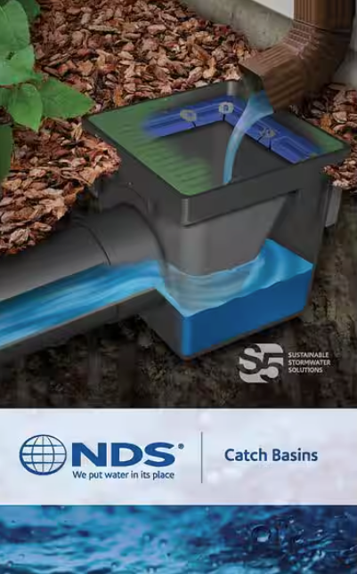 NDS 12 in. x 12 in. Drainage Catch Basin, 2 Opening Kit