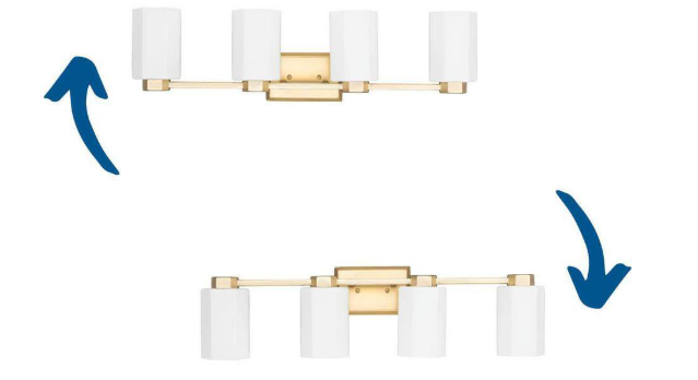 Progress Lighting Estrada 31.25 in. 4-Light Brushed Gold Vanity Light with Opal Glass Shade P300479-191