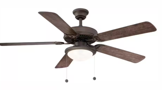 Hampton Bay Trice 52 in. LED Espresso Bronze Ceiling Fan YG269BP-EB