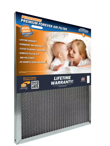 Air-Care 14 in. x 30 in. x 1 in. Permanent Washable Air Filter Merv 8 ES14301