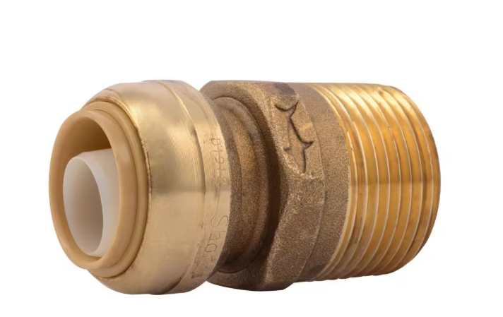 SharkBite 3/4 in. Push-to-Connect x 1 in. MIP Brass Adapter Fitting U139LFA
