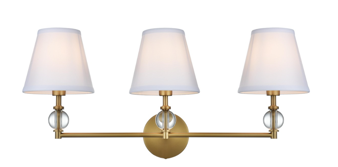 Three Light Wall Sconce