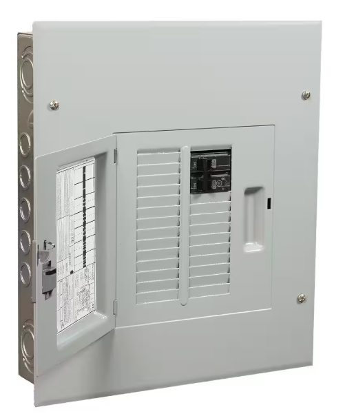 GE 100 Amp 12-Space 22-Circuit Main Breaker Indoor Load Center and Breaker Kit TM1210CCUBK1