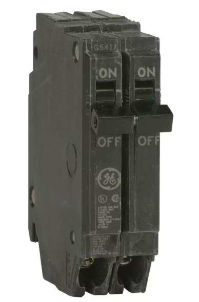GE Q-Line 20 Amp 1 in. Double-Pole Circuit Breaker (THQP220)
