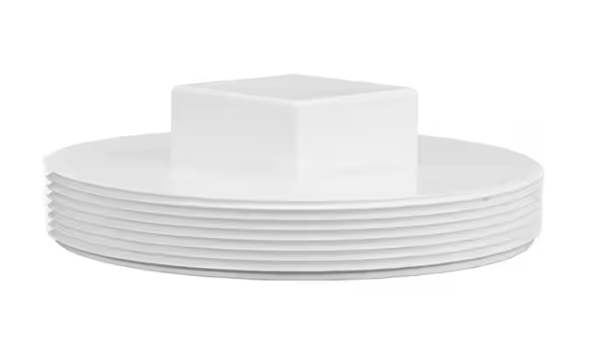 NDS PVC S&D Cleanout Plug, 6 in. MPT 61P8