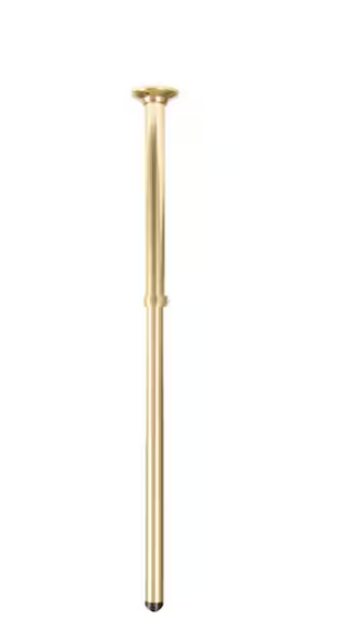 Utopia Alley 25 in. - 33 in. L Rustproof L-Shaped Corner Rod Vertical Ceiling Support Bar in Gold VS1GD