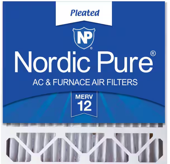 Nordic Pure 20 in. x 20 in. x 5 in. Honeywell/Lennox Replacement Furnace Air Filter MERV 12 (1-Pack) 20x20x5HM12-1