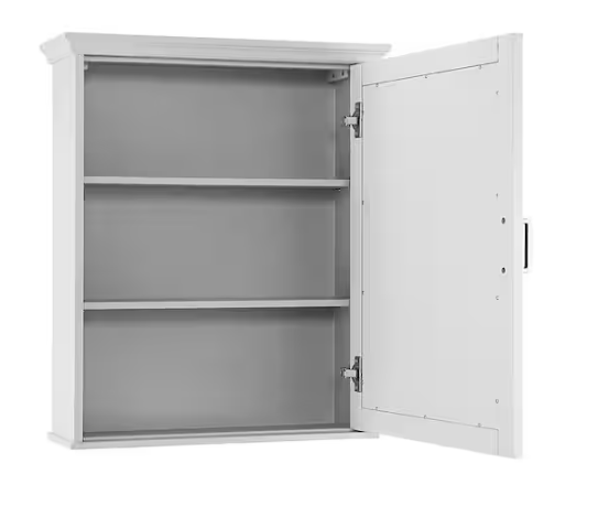 Home Decorators Collection Ashburn 23 in. W x 27.875 in. H Rectangular Medicine Cabinet with Mirror ASWC2328